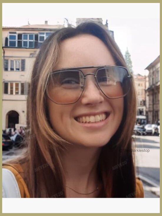 Metal Oversized Square Aviator Sunglasses UV400 Protection Polarized main image 6